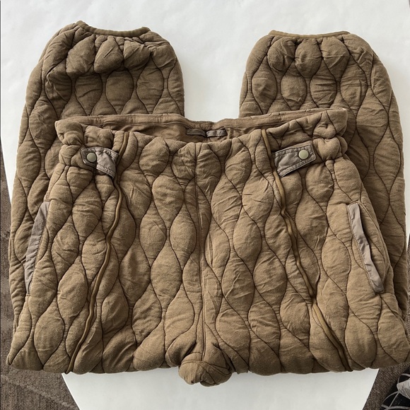 FP Movement Freestyle Quilted Heavyweight Baggy Sweatpants Green Large - Picture 4 of 8